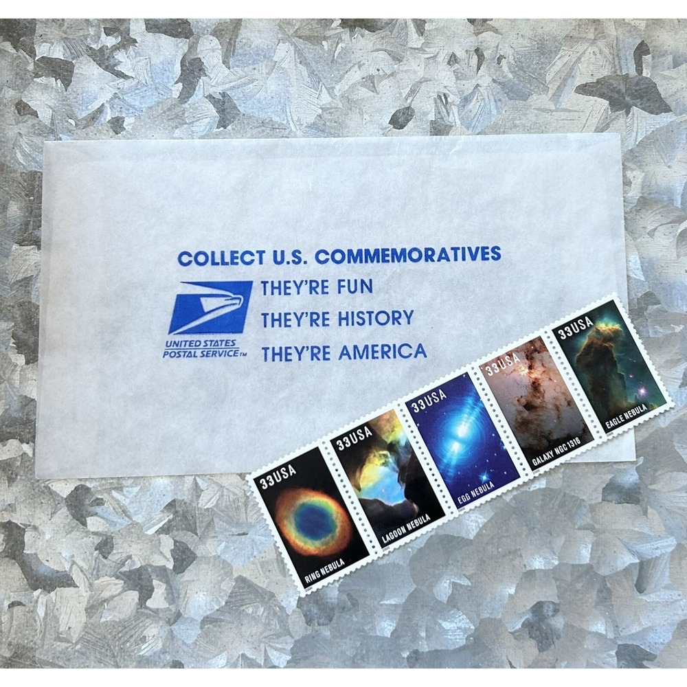 US Scott #3384-88 ~Hubble Telescope Nebula's~ Strip of‎ 5 33¢ Stamps (2000) MNH